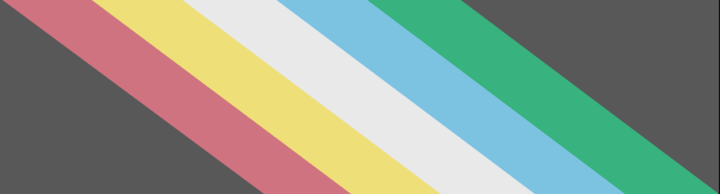 Cropped disability pride flag